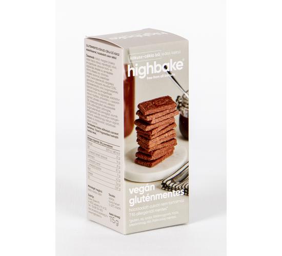 Highbake gluténmentes kókusz-céklás keksz édesítőszerrel 115g