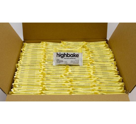 Highbake gluténmentes vanília ízű keksz édesítőszerrel 120x22g